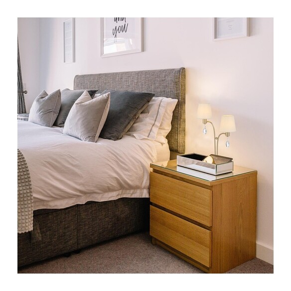 MALVERN TL2-AS - MALVERN 2 LIGHT TABLE LAMP - MALVERN TL2-AS