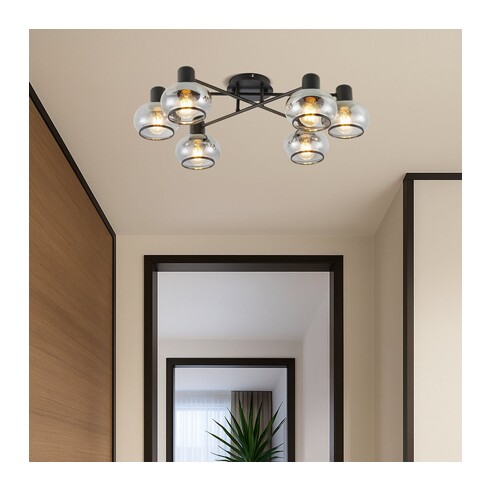 MARBELL CTC6BKSM - MARBELL 6 LIGHT CTC - BLACKMARBELL CTC6BKSM
