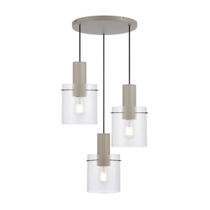 MIKA PE03-GY - MIKA 3 LIGHT PENDANTMIKA PE03-GY