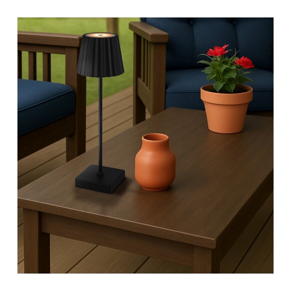 MINDY TL-BK - MINDY RECHARGEABLE TABLE LAMP - MINDY TL-BK