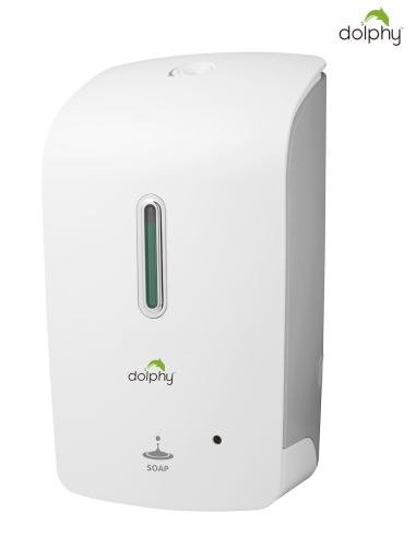 Dolphy Automatic 1000ML White Soap-Sanitiser Dispenser - DSDR0054