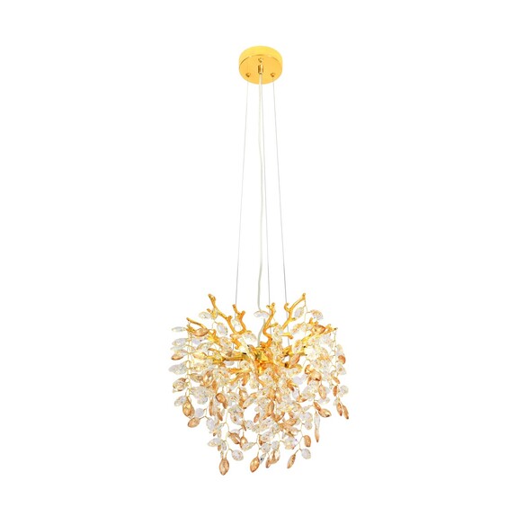 MOLENA PE5-GD - MOLENA 5 LIGHT PENDANT - GOLD