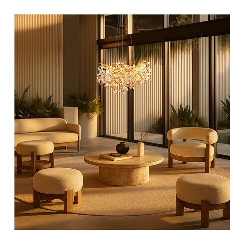 MOLENA PE6-CH - MOLENA 6 LIGHT PENDANT - CHROMEMOLENA PE6-CH