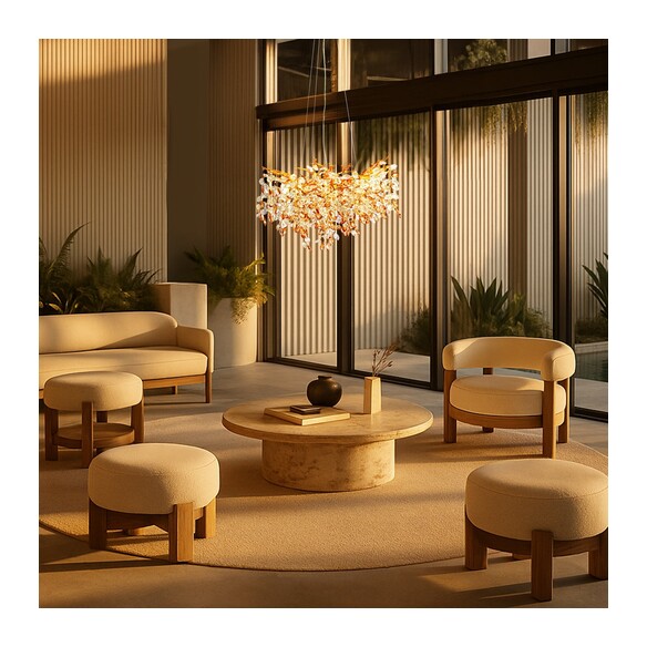 MOLENA PE6-CH - MOLENA 6 LIGHT PENDANT - CHROMEMOLENA PE6-CH