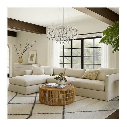 MOLENA PE6-GD - MOLENA 6 LIGHT PENDANT - GOLDMOLENA PE6-GD