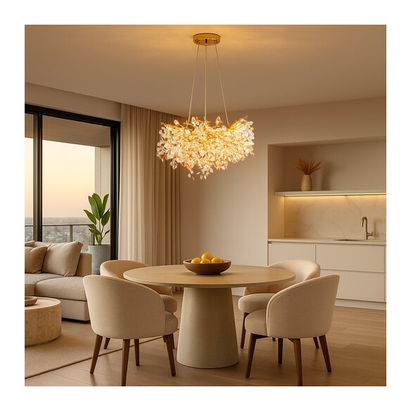 MOLENA PE8-CH - MOLENA 8 LIGHT PENDANT - CHROMEMOLENA PE8-CH