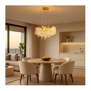 MOLENA PE8-GD - MOLENA 8 LIGHT PENDANT - GOLDMOLENA PE8-GD 2