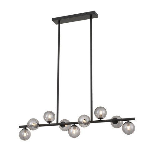 MORAN PE09-BKSM - MORAN 9 LIGHTS PENDANT - Black Smoke