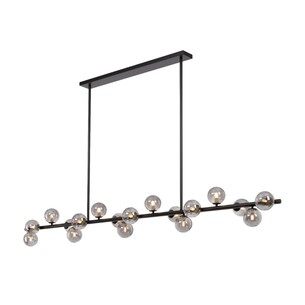 MORAN PE18-BKSM - MORAN 18 LIGHTS PENDANT - Black SmokeMORAN PE18-BKSM
