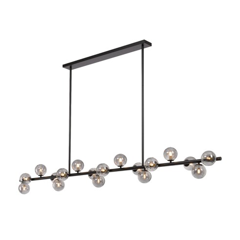 MORAN PE18-BKSM - MORAN 18 LIGHTS PENDANT - Black MORAN PE18-BKSM