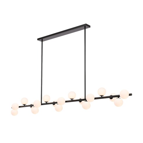 MORAN PE18-BKSM - MORAN 18 LIGHTS PENDANT - Black MORAN PE18-BKSM