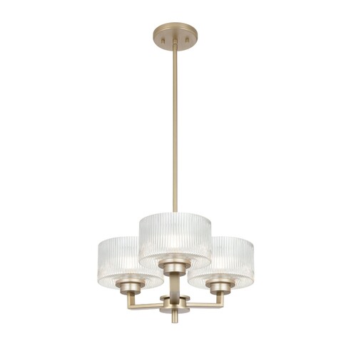 MORENO2 PE3-BK - MORENO II 3 LIGHT PENDANT - BLACKMORENO2 PE3-BK