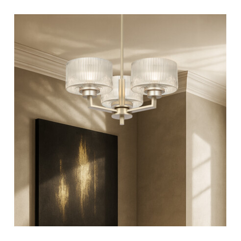 MORENO2 PE3-BK - MORENO II 3 LIGHT PENDANT - BLACKMORENO2 PE3-BK