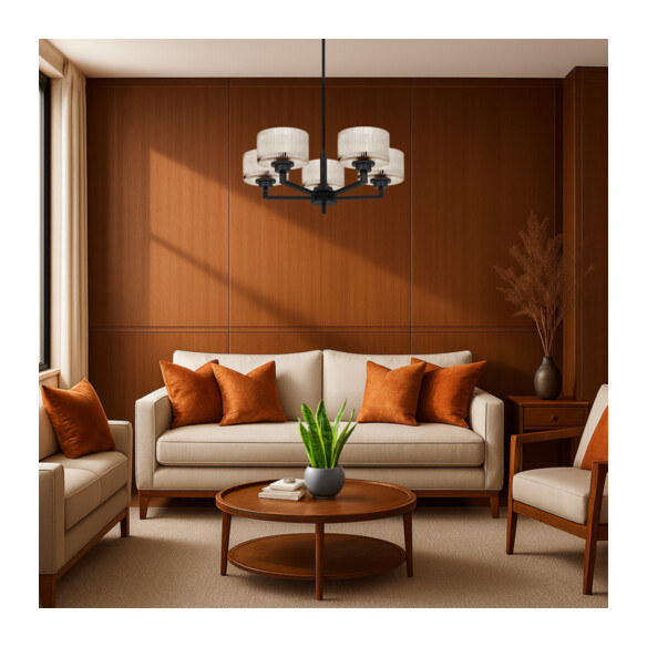 MORENO2 PE5-AS - MORENO II 5 LIGHT PENDANT - MORENO2 PE5-AS