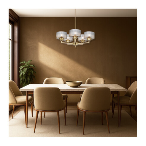 MORENO2 PE5-AS - MORENO II 5 LIGHT PENDANT - MORENO2 PE5-AS