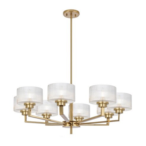 MORENO2 PE8-AG - MORENO II 8 LIGHT PENDANT - ANTIQUE GOLD