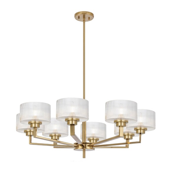 MORENO2 PE8-BK - MORENO II 8 LIGHT PENDANT - BLACK