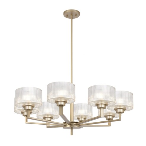 MORENO2 PE8-BK - MORENO II 8 LIGHT PENDANT - BLACKMORENO2 PE8-BK