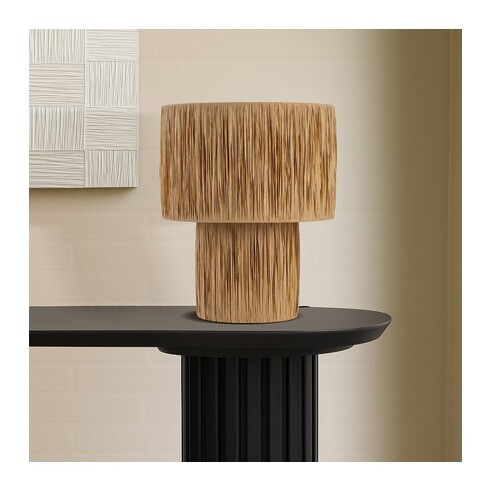 NATIVA TLL-WH - NATIVA LARGE TABLE LAMP - WHITENATIVA TLL-WH