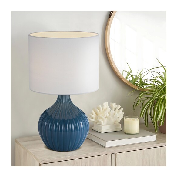 NORD TL-BKWH - NORD CERAMIC TABLE LAMP - BLACKNORD TL-BKWH