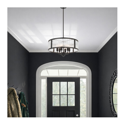 NOREL PE6-AG - NOREL 6 LIGHT PENDANT - ANTIQUE NOREL PE6-AG