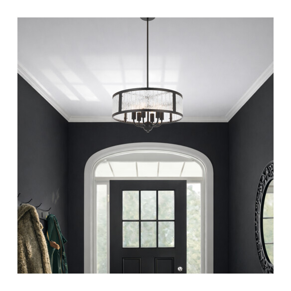 NOREL PE6-AG - NOREL 6 LIGHT PENDANT - ANTIQUE NOREL PE6-AG