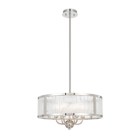 NOREL PE6-AG - NOREL 6 LIGHT PENDANT - ANTIQUE NOREL PE6-AG