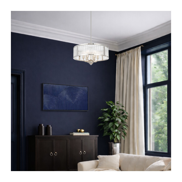 NOREL PE6-AG - NOREL 6 LIGHT PENDANT - ANTIQUE NOREL PE6-AG