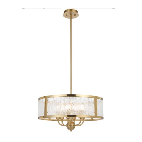 NOREL PE6-AG - NOREL 6 LIGHT PENDANT - ANTIQUE NOREL PE6-AG