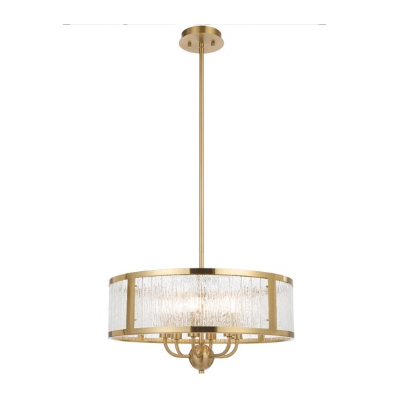 NOREL PE6-AG - NOREL 6 LIGHT PENDANT - ANTIQUE NOREL PE6-AG