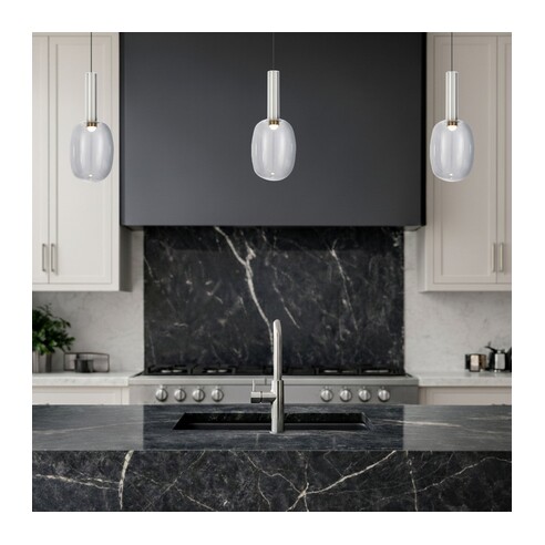 OBRIS PE1-CHCL - OBRIS 1 LIGHT PENDANT - CHROMEOBRIS PE1-CHCL