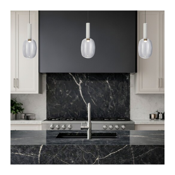 OBRIS PE1-CHCL - OBRIS 1 LIGHT PENDANT - CHROMEOBRIS PE1-CHCL