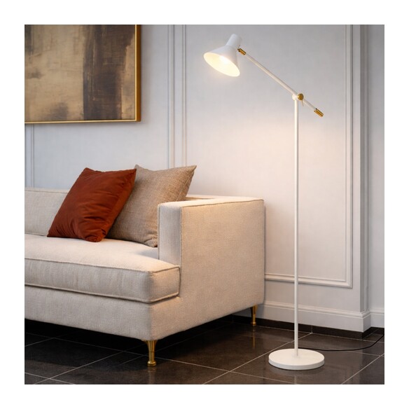OLAV FL-BK - OLAV FLOOR LAMP - BLACKOLAV FL-BK