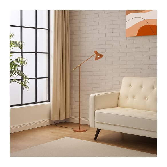 OLAV FL-BK - OLAV FLOOR LAMP - BLACKOLAV FL-BK