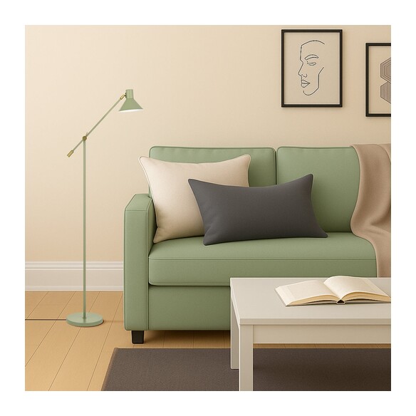 OLAV FL-BK - OLAV FLOOR LAMP - BLACKOLAV FL-BK