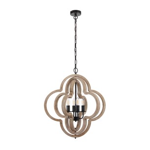 OMAR PE4-BK - OMAR 4 LIGHT PENDANT - BLACKOMAR PE4-BK