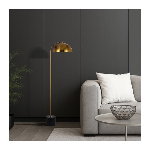 ORTEZ FL-BKTRZAG - ORTEZ FLOOR LAMP - BLACK ORTEZ FL-BKTRZAG