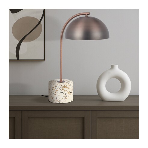 ORTEZ TL-WHTRZBZ - ORTEZ TABLE LAMP - WHITE ORTEZ TL-WHTRZBZ