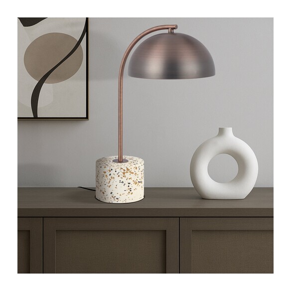 ORTEZ TL-WHTRZBZ - ORTEZ TABLE LAMP - WHITE ORTEZ TL-WHTRZBZ