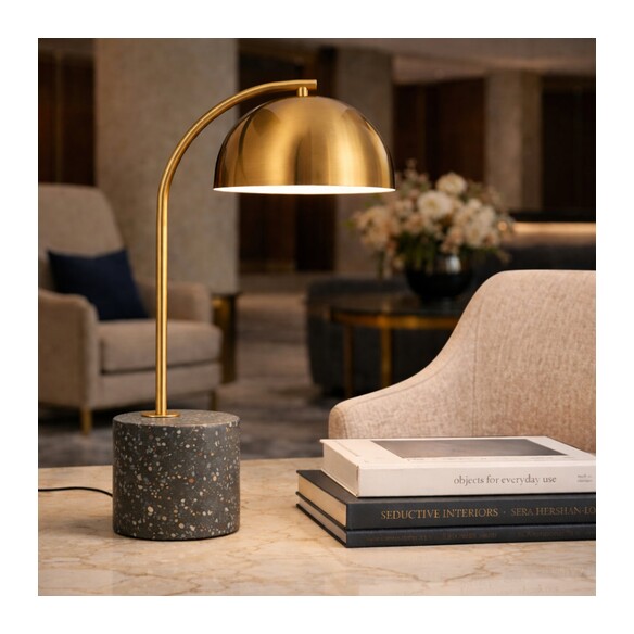 ORTEZ TL-WHTRZBZ - ORTEZ TABLE LAMP - WHITE ORTEZ TL-WHTRZBZ