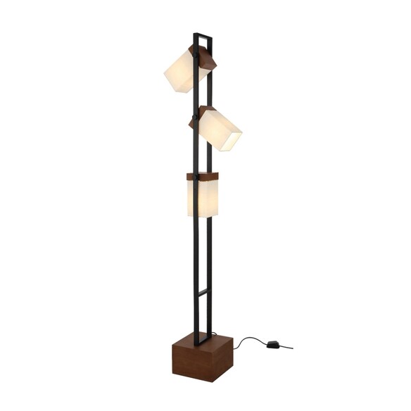 OSADA FL3-BK - OSADA 3 LIGHT FLOOR LAMP - BLACK