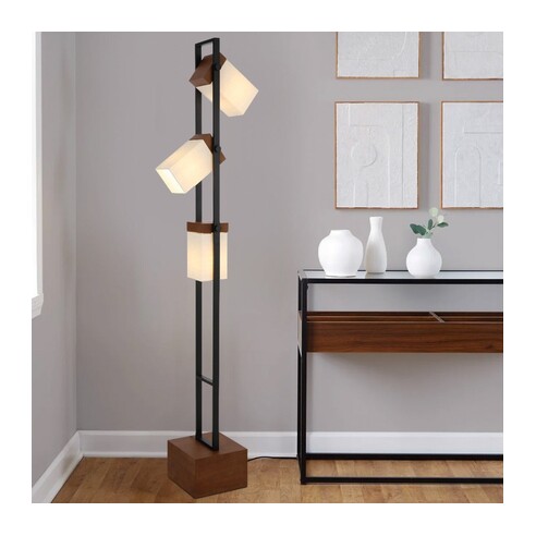 OSADA FL3-BK - OSADA 3 LIGHT FLOOR LAMP - BLACKOSADA FL3-BK
