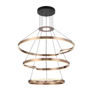 OSTROM PE3T-CG - OSTROM 3 TIER PENDANT LIGHT - GOLDOSTROM PE3T-CG