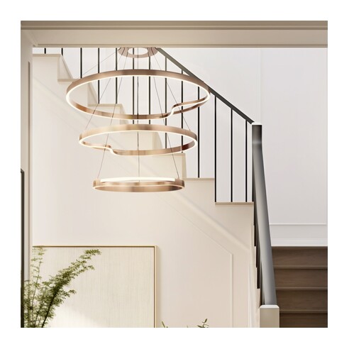 OSTROM PE3T-CG - OSTROM 3 TIER PENDANT LIGHT - OSTROM PE3T-CG