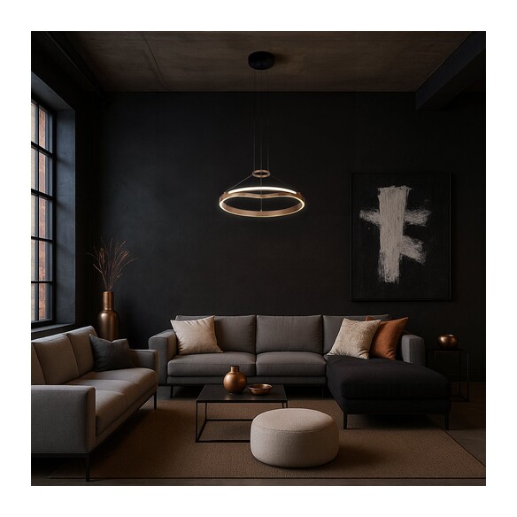 OSTROM PE50-CG - OSTROM 50 PENDANT LIGHT - GOLDOSTROM PE50-CG