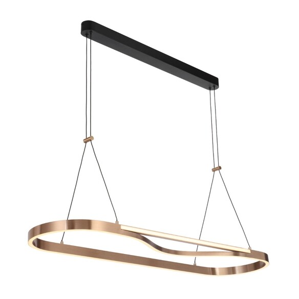 OSTROM PER-CG - OSTROM RECTANGLE PENDANT LIGHT - GOLD