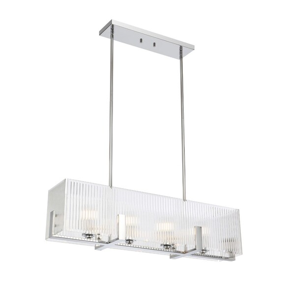 PELION PE4-CH - PELION 4 LIGHT PENDANT - CHROME