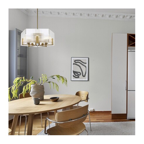 PELION PE5-AG - PELION 5 LIGHT PENDANT - ANTIQUE PELION PE5-AG