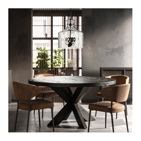 PERRON PE4-BK - PERRON 4 LIGHT PENDANT - BLACKPERRON PE4-BK
