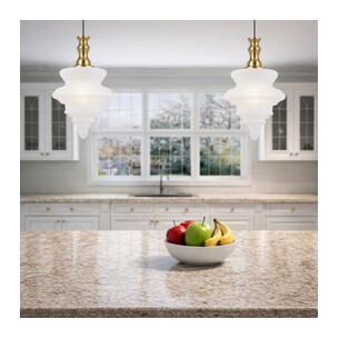 PRIVAS PE28-AGFR - PRIVAS 28CM PENDANT LIGHT - ANTIQUE GOLDPRIVAS PE28-AGFR 2